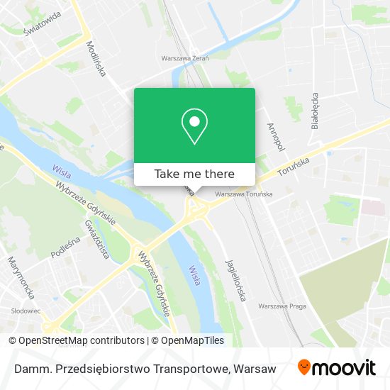 Damm. Przedsiębiorstwo Transportowe map