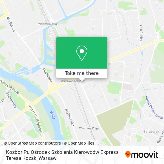 Kozbor Pu Ośrodek Szkolenia Kierowców Express Teresa Kozak map