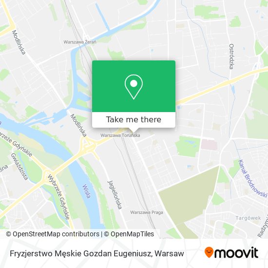 Fryzjerstwo Męskie Gozdan Eugeniusz map