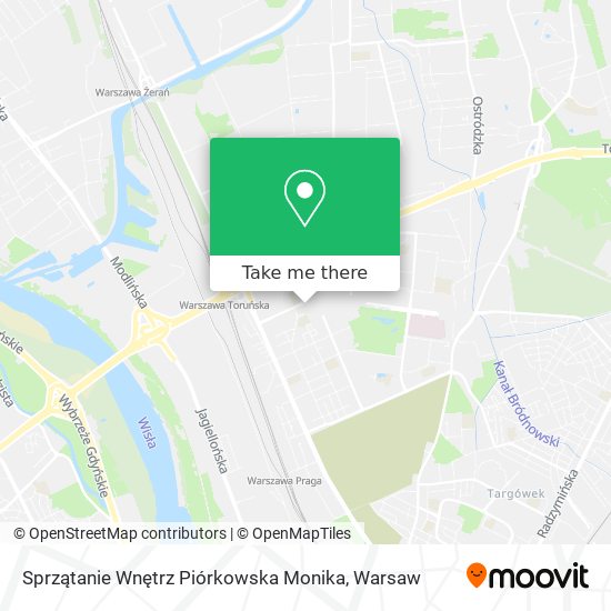 Sprzątanie Wnętrz Piórkowska Monika map