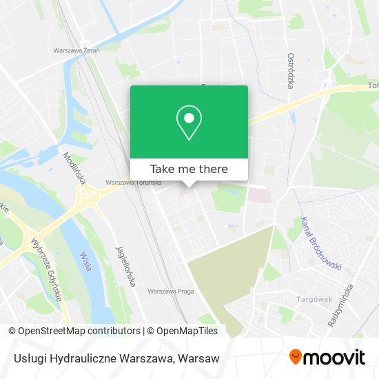 Карта Usługi Hydrauliczne Warszawa