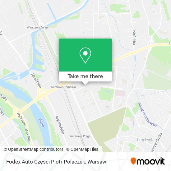 Fodex Auto Części Piotr Polaczek map