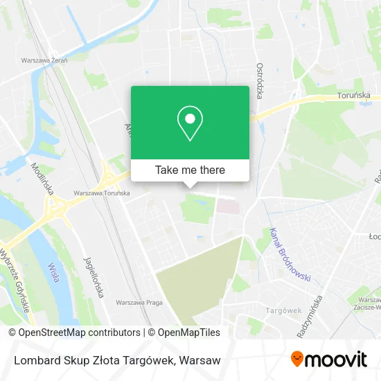 Lombard Skup Złota Targówek map