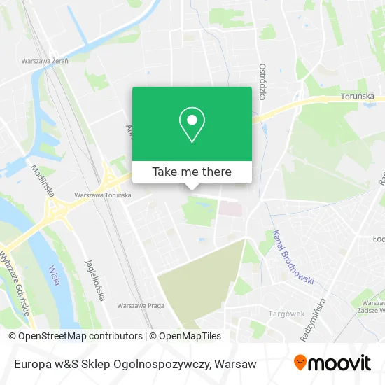 Карта Europa w&S Sklep Ogolnospozywczy