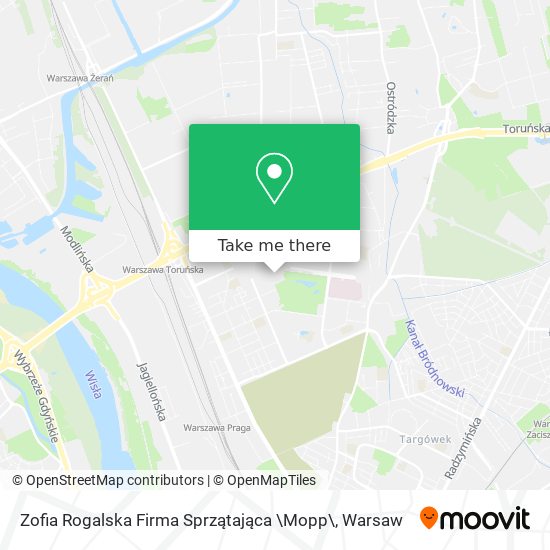 Zofia Rogalska Firma Sprzątająca \Mopp\ map