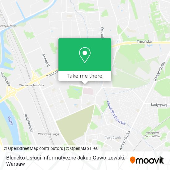 Bluneko Usługi Informatyczne Jakub Gaworzewski map