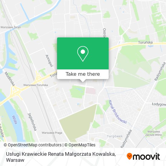 Usługi Krawieckie Renata Małgorzata Kowalska map