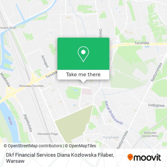 Dkf Financial Services Diana Kozłowska Filaber map