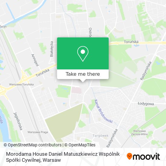Карта Morodama House Daniel Matuszkiewicz Wspólnik Spółki Cywilnej