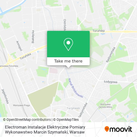 Electroman Instalacje Elektryczne Pomiary Wykonawstwo Marcin Szymański map