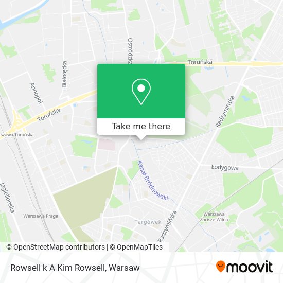 Rowsell k A Kim Rowsell map