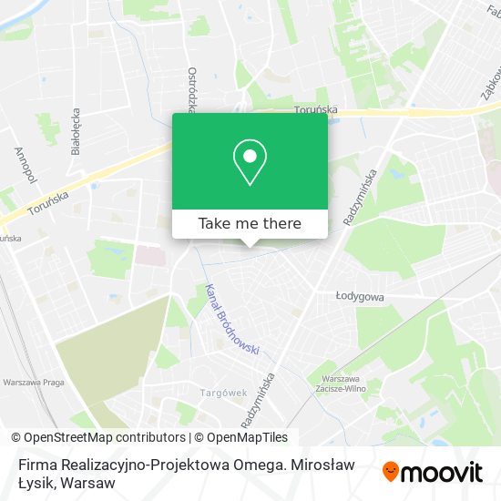 Firma Realizacyjno-Projektowa Omega. Mirosław Łysik map