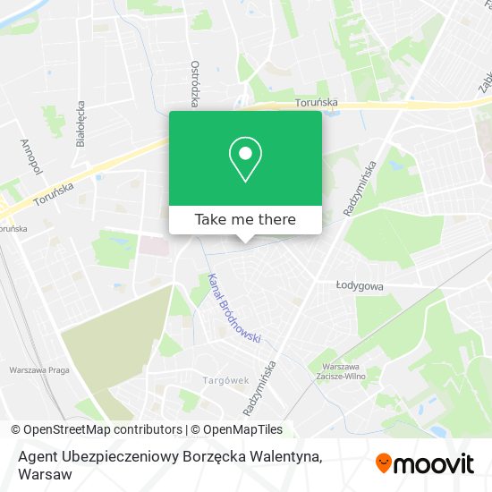 Agent Ubezpieczeniowy Borzęcka Walentyna map