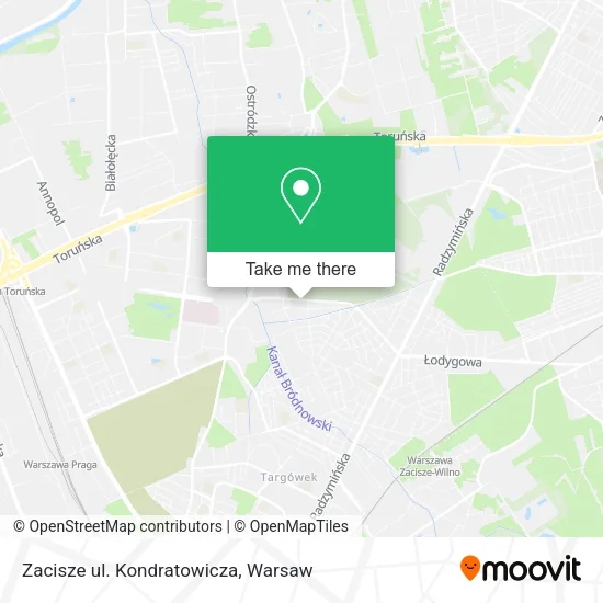 Zacisze ul. Kondratowicza map