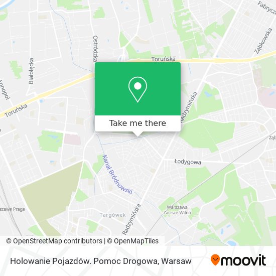 Holowanie Pojazdów. Pomoc Drogowa map