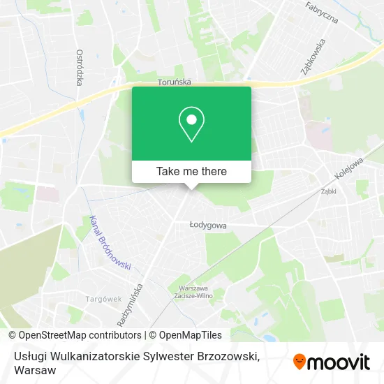 Usługi Wulkanizatorskie Sylwester Brzozowski map