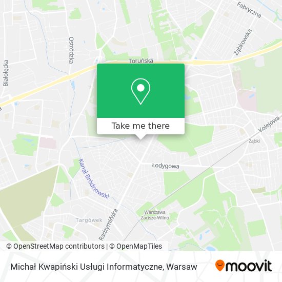 Michał Kwapiński Usługi Informatyczne map