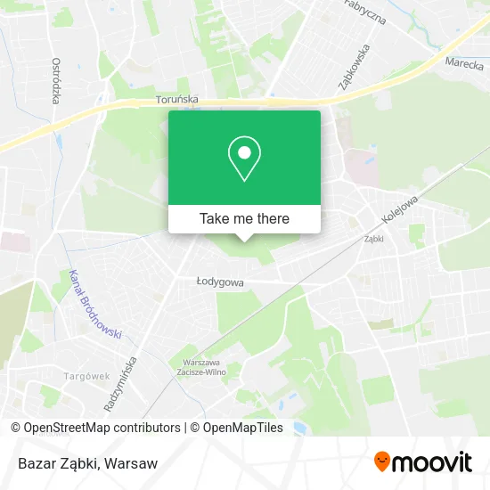 Bazar Ząbki map