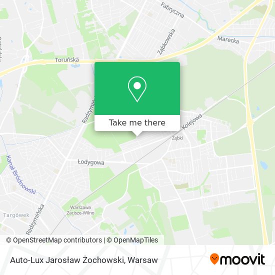 Auto-Lux Jarosław Żochowski map