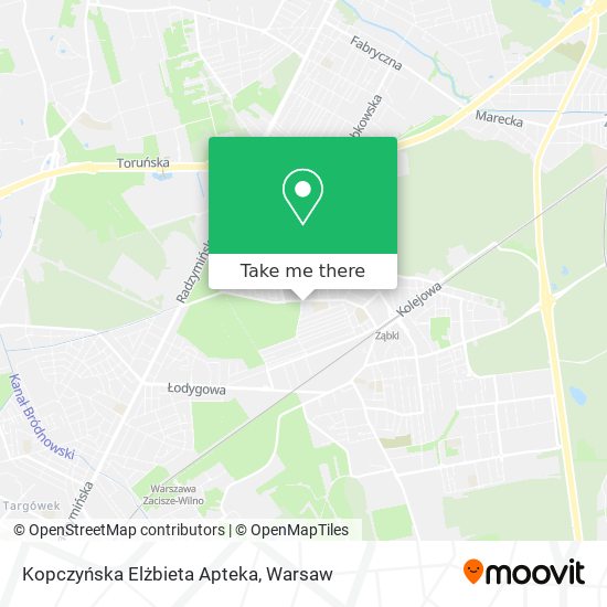 Карта Kopczyńska Elżbieta Apteka