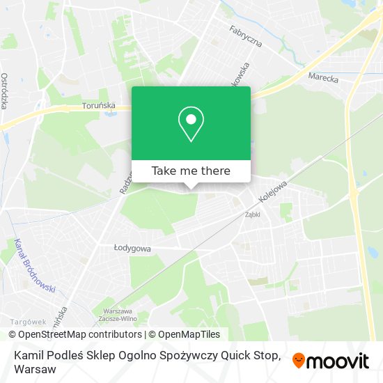 Kamil Podleś Sklep Ogolno Spożywczy Quick Stop map