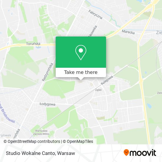 Studio Wokalne Canto map