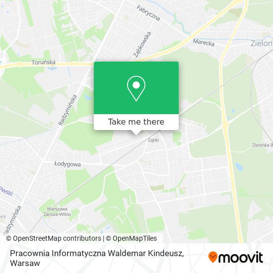 Pracownia Informatyczna Waldemar Kindeusz map