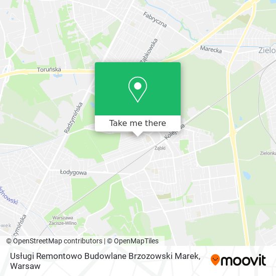 Usługi Remontowo Budowlane Brzozowski Marek map