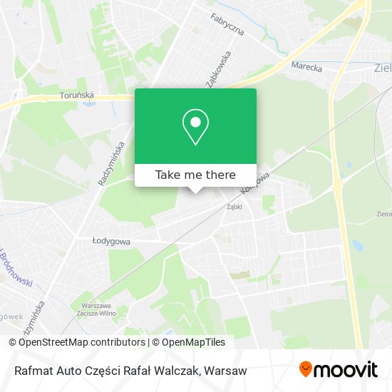 Rafmat Auto Części Rafał Walczak map