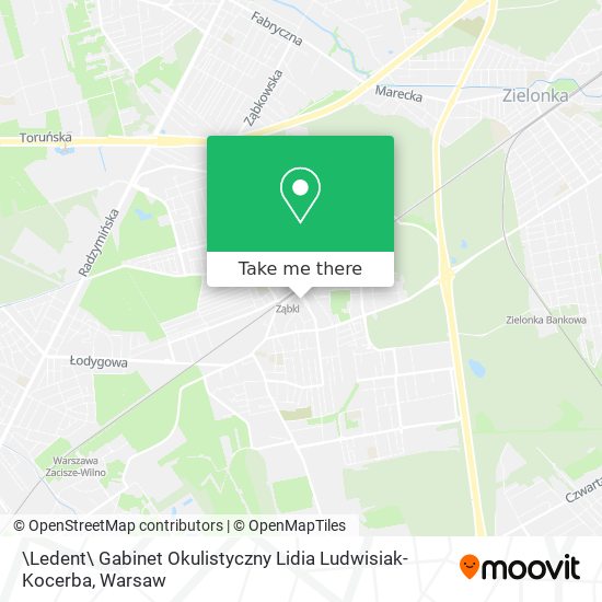 \Ledent\ Gabinet Okulistyczny Lidia Ludwisiak-Kocerba map