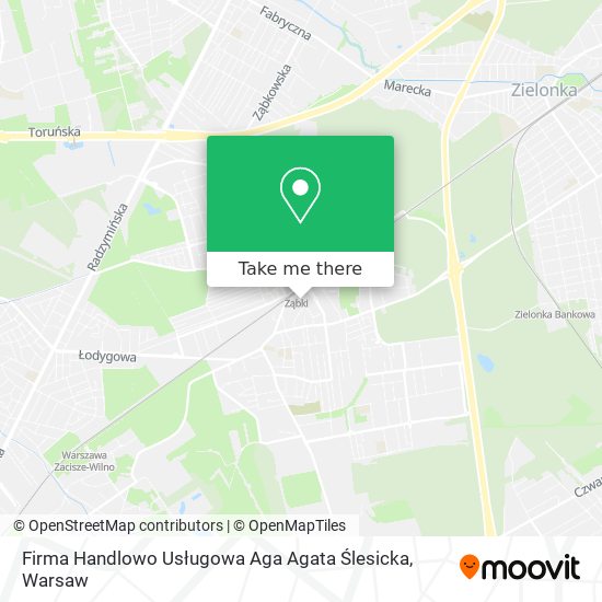 Firma Handlowo Usługowa Aga Agata Ślesicka map