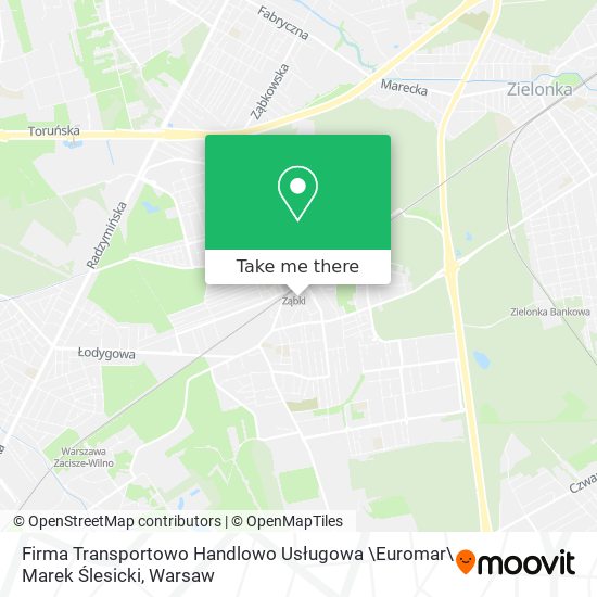 Firma Transportowo Handlowo Usługowa \Euromar\ Marek Ślesicki map