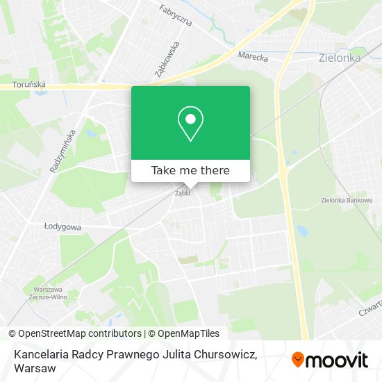 Kancelaria Radcy Prawnego Julita Chursowicz map