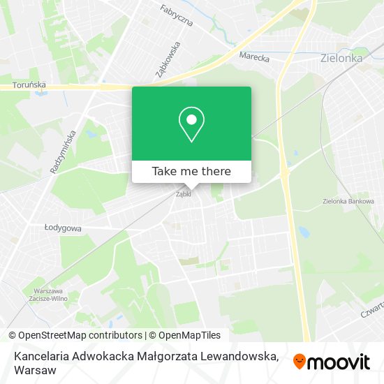 Kancelaria Adwokacka Małgorzata Lewandowska map