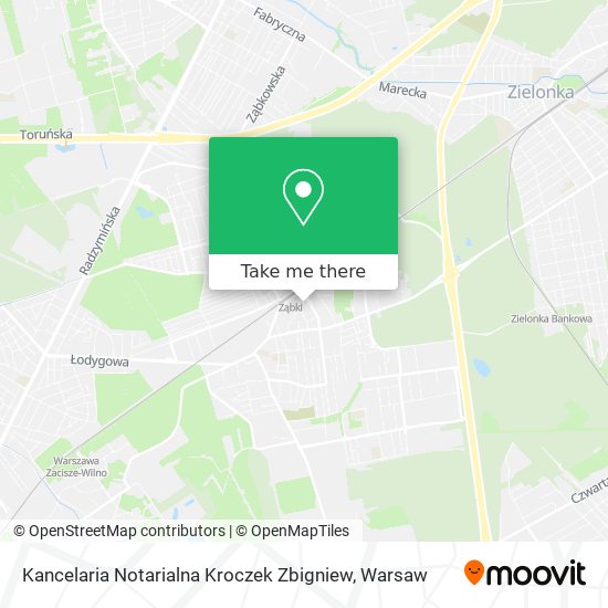 Kancelaria Notarialna Kroczek Zbigniew map