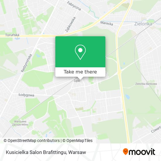 Kusicielka Salon Brafittingu map