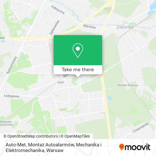 Auto-Met. Montaż Autoalarmów, Mechanika i Elektromechanika map