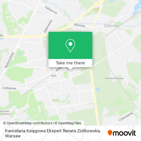 Карта Kancelaria Księgowa Ekspert Renata Ziółkowska