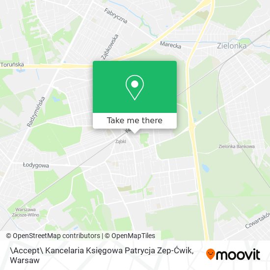 \Accept\ Kancelaria Księgowa Patrycja Zep-Ćwik map