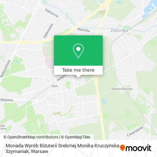 Monada Wyrób Biżuterii Srebrnej Monika Kruczyńska Szymaniak map