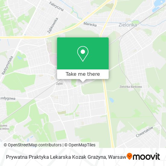 Prywatna Praktyka Lekarska Kozak Grażyna map