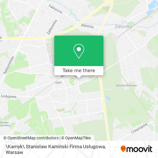 \Kamyk\ Stanisław Kamiński Firma Usługowa map