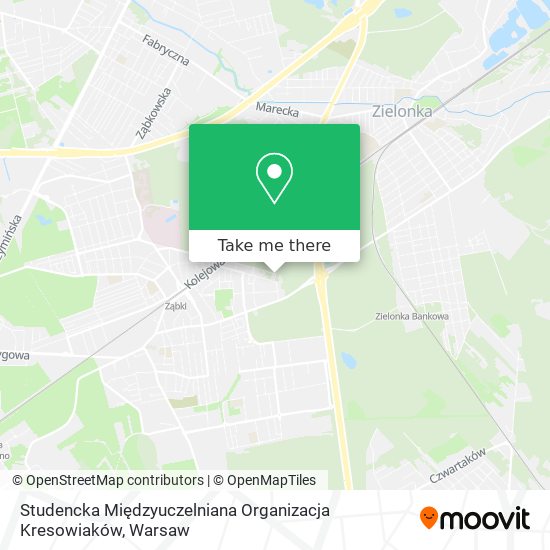 Studencka Międzyuczelniana Organizacja Kresowiaków map