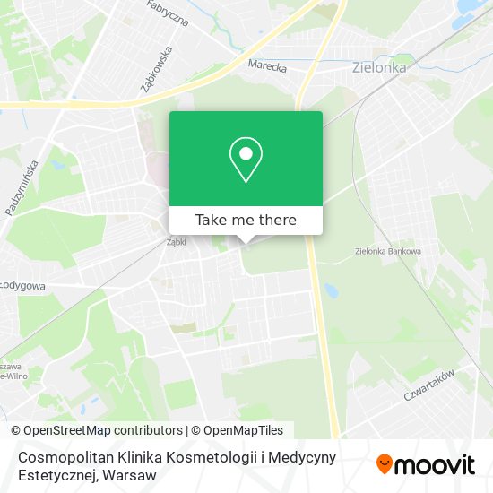 Cosmopolitan Klinika Kosmetologii i Medycyny Estetycznej map