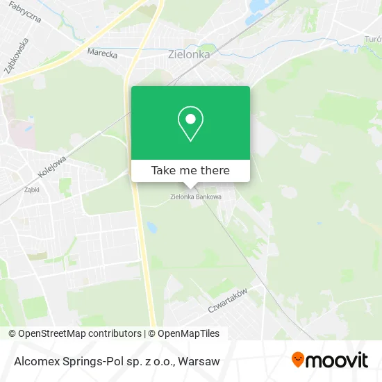 Карта Alcomex Springs-Pol sp. z o.o.
