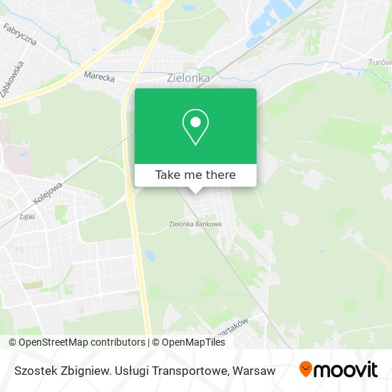 Szostek Zbigniew. Usługi Transportowe map