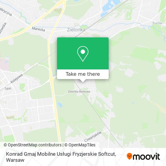 Konrad Gmaj Mobilne Usługi Fryzjerskie Softcut map