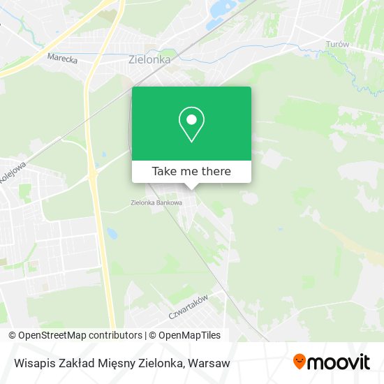 Wisapis Zakład Mięsny Zielonka map