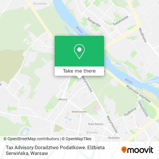 Tax Advisory Doradztwo Podatkowe. Elżbieta Serwińska map