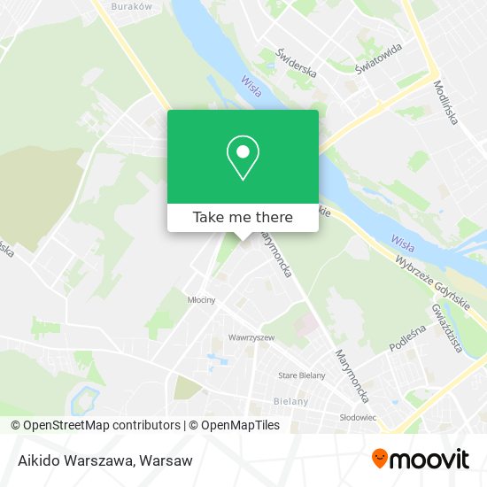 Aikido Warszawa map